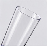 Clear tumbler rim detail